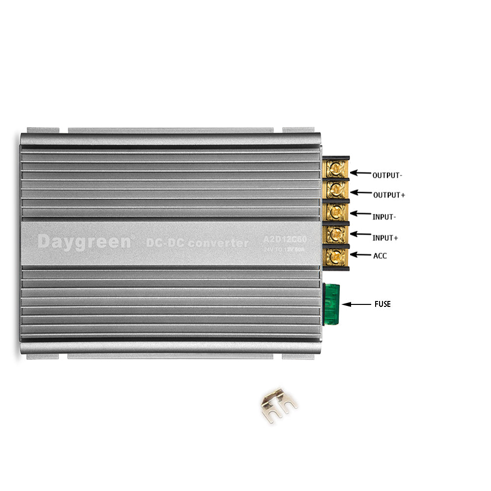 DC 24V Naar 12V Converter – 5A, 60W, Step-down Regelaar Voor Auto, Boot En Zonnepanelen