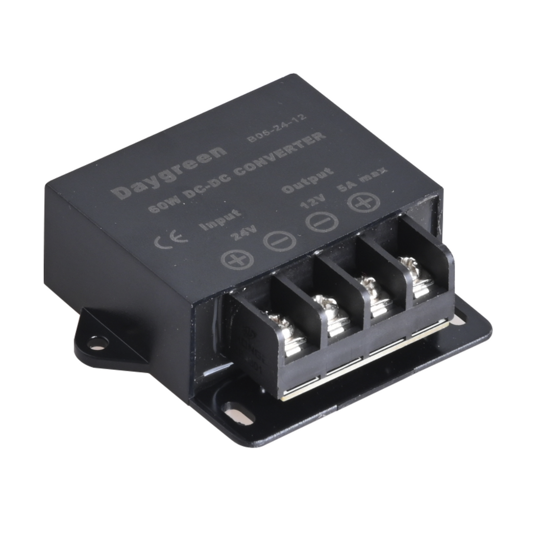 YBBOTT Convertisseur Abaisseur Tension 20V-72V Vers 12V 5A 60W DC-DC Régulateur IP67