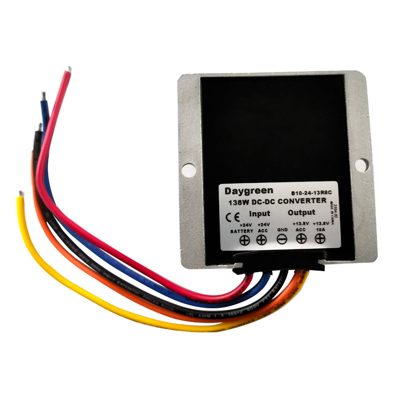 24V to 13.8V 10A 138W DC DC Step Down Converter Voltage Regulator w/ Input&Output ACC enable