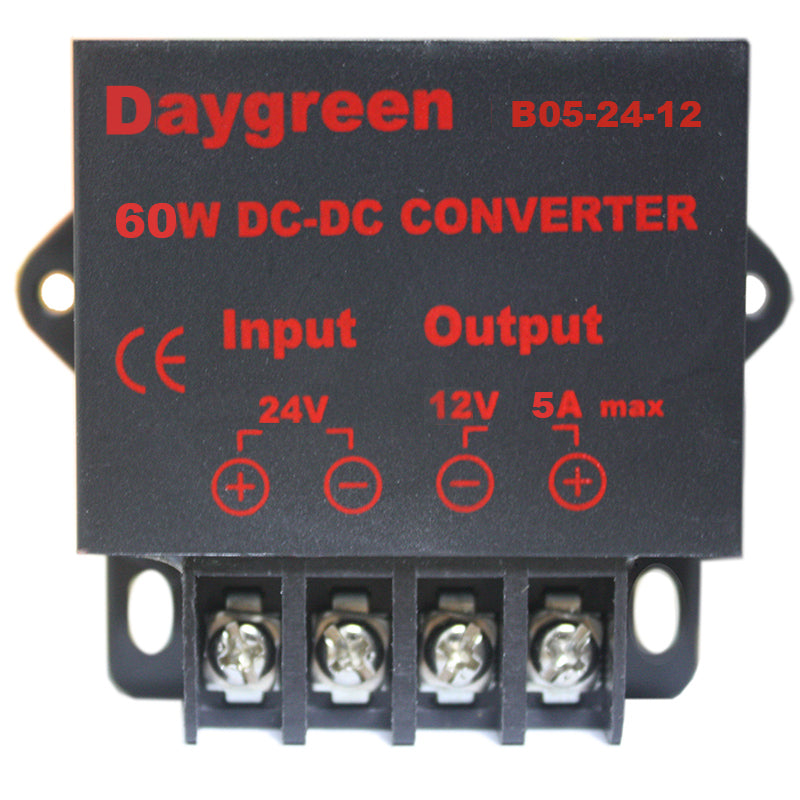 24V до 12V 5A 60W DC DC понижающий преобразователь регулятор напряжения
