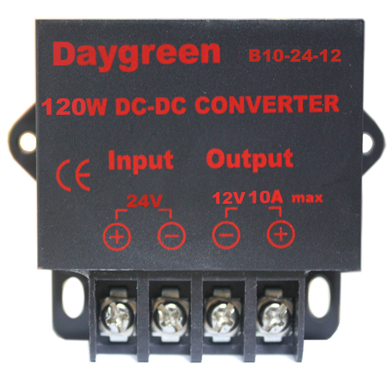 Regulador de voltaje del convertidor reductor de CC-CC de 24 V a 12 V, 10 A, 120 W
