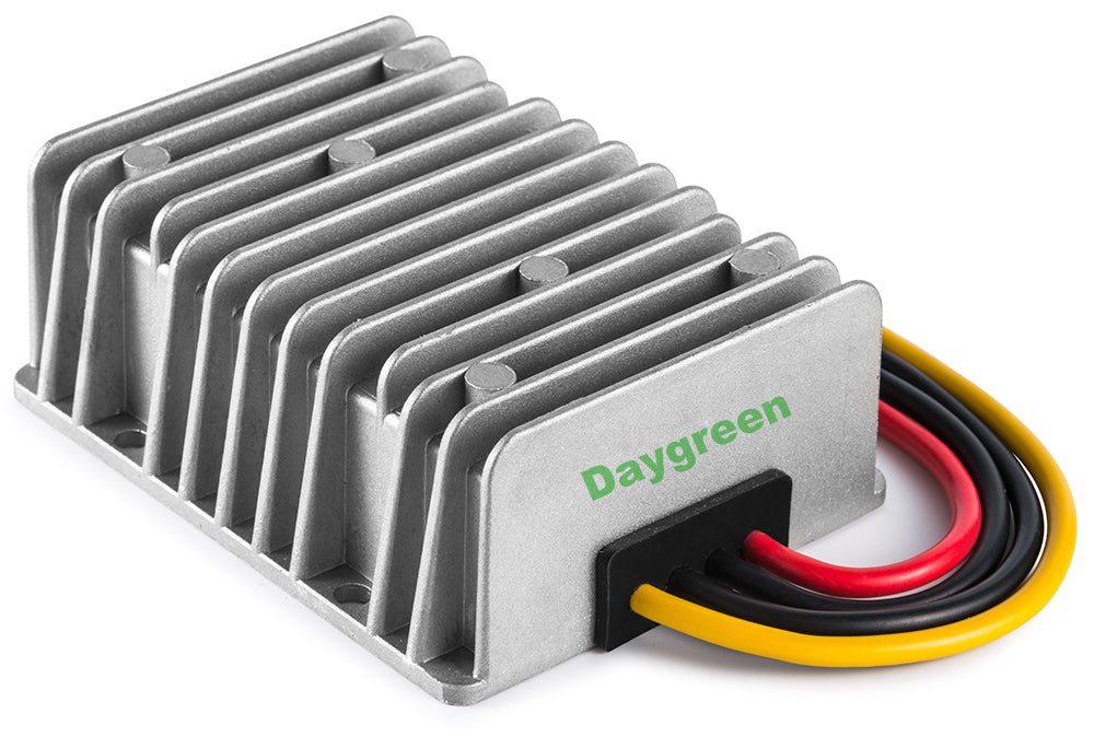 36V/48V To 24V 15A 360W DC-DC Waterproof Boost Converter - Step Down Voltage Regulator For Car, Solar, Power Supply